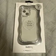 希少 新品未開封iFace BeBling iPhone15/14/13シルバー