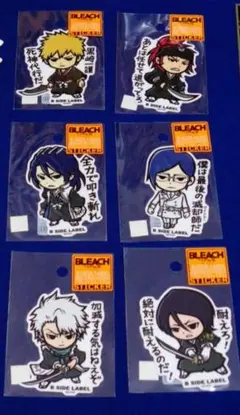 BLEACH　千年決戦篇　ステッカー　6枚　お徳用　バラ売り⭕️