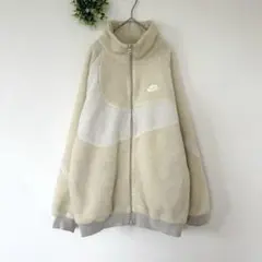NIKE［XL］稀少サイズ◎リバーシブル◎ビッグスウォッシュ◎ボアジャケット