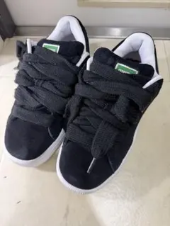 PUMA ブラック スエードXL スニーカー24cm【美品】
