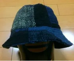 ニット帽リバーシブルデザインバケットハット
