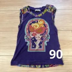 Hysteric 紫色 プリントタンクトップ 90