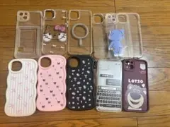 iPhoneケースセット 8種 デザイン多様