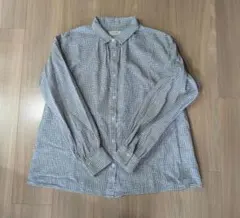 スタディオクリップ 長袖 チェック柄シャツ