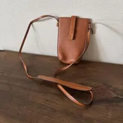 スマホ ポーチ ショルダー レザー ポーチ ミニ バッグ 肩掛け ポシェット