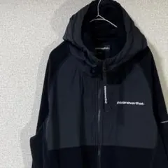 【希少】thisisneverthat フリース ナイロンジャケット ブラック