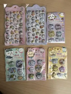 ちいかわボンボンドロップシール　6枚セット