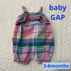 【ベビーギャップ】GAP ロンパース 女の子 チェック