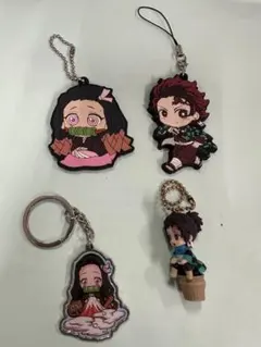 鬼滅の刃 キャラクターキーホルダーセット　ねずこ富士山