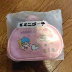 リトルツインスターズ　キキララ　一番くじ　ミニポーチ