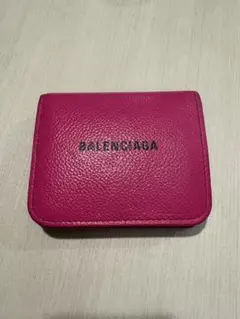 BALENCIAGA ピンク 二つ折り財布のサムネイル