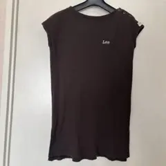 Lee for Discoat 半袖ワンピース ダークブラウンのサムネイル