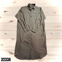 INGNI イング オリーブ シャツワンピース 長袖 3233