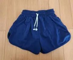 ネイビー Mサイズ レディース水着ハーフパンツ