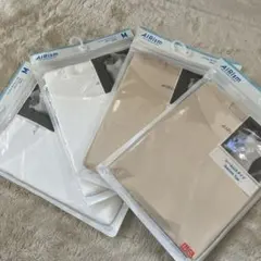 UNIQLO AIRism キャミソール M 4枚　白　ベージュ　各2枚