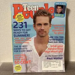 洋書雑誌　TeenPeople ポールウォーカー表紙　インテリア　アメリカ