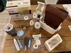 Combi 除菌じょーずα 電子レンジ除菌　じょきん　洗浄ブラシ　哺乳瓶セット