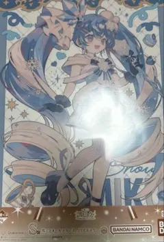 一番くじ　雪ミク　S賞　クリアポスター　2025