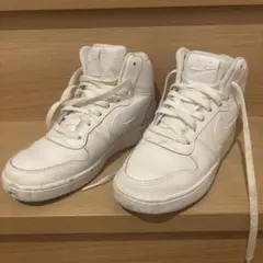 Nike ホワイト ハイカットスニーカー 7.5 US