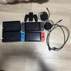 Switch2台セット（赤青・黒）