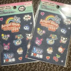 エンジェルブルーデニムステッカーセット