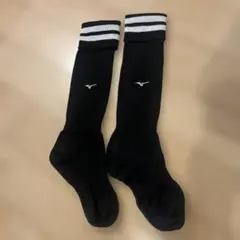 MIZUNO サッカー ソックス ブラックのサムネイル