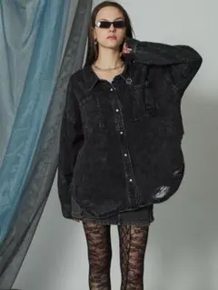美品】Glam Lips SHAGGYボンディングKNIT ZIP フーディー - メルカリ
