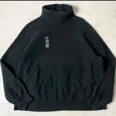 FACETASM HIGH NECK SWEAT SHIRT Black