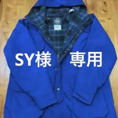 80s アメリカ製　Woolrich マウンテンパーカー　チェック　ダブルジップ