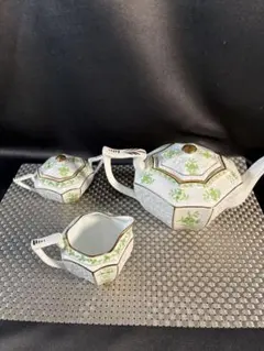 D100 상태좋음 ドゥマイン Demain ヴィンテージ ティーセット 3点