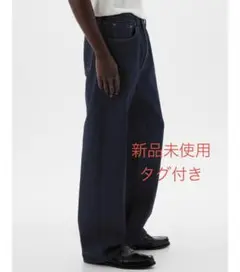 ダークブルー ストレートデニム 新品未使用　値下げ可能