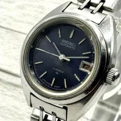 SEIKO　自動巻　腕時計　レディース　2205-0420　希少　ネイビー