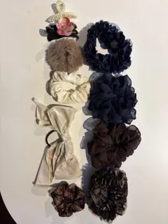 ヘアアクセサリーセット 10点