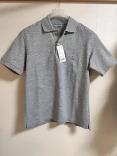 新品 UNIQLO ドライカノコ ポロシャツ(半袖) グレー Mサイズ