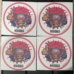 タイ限定 モスバーガー ワンピース コラボステッカー 4枚