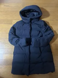 ユニクロ　シームレスダウン　ショートコート　ネイビー　レディースLサイズ