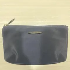 GUESS ポーチ紺色　マチ有り