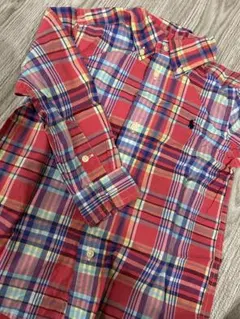 Ralph Lauren チェック柄長袖シャツ 3T