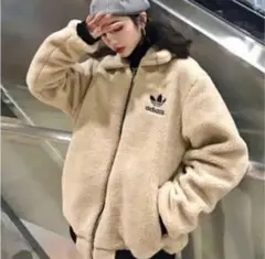 激レア adidasOriginals ボアジャケット　リバーシブル　韓国　古着