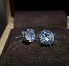 シルバー ジルコニア ピアス KRKC＆CO アバランチHiphop 人気 激安