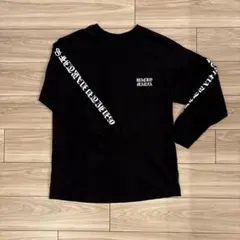 ワコマリア 23FW 袖プリント 刺繍ロゴ ロンT 完売モデル WMT-LT02のサムネイル