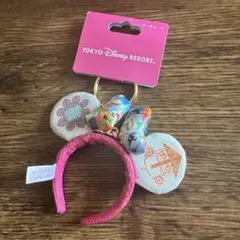 新品ディズニー購入イッツアスモールワールド　カチューシャ　キーリングキーホルダー