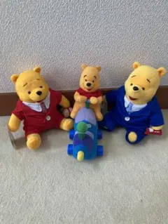くまのプーさん ぬいぐるみ3体セット