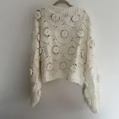 Handknit Bloom Cardigan