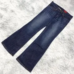 HusHusH フレアデニムパンツ ブーツカット ローライズ サイズ4　XL相当のサムネイル