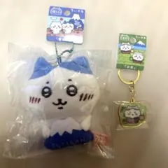 ハチワレ ちいかわ ご当地マスコット　ダイカットキーホルダー