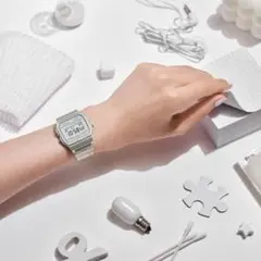 チープカシオ　海外モデル　CASIO 　クリアー　F91WS-7