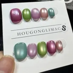 【セツ】マグネット　ネイルチップ　付け爪(A1344)