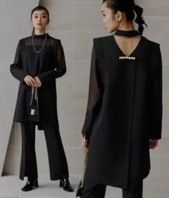 RUIRUE BOUTIQUE パーティードレス バックオープン M ブラック