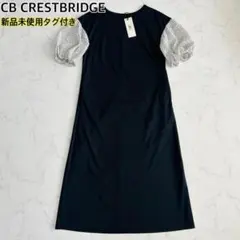 【新品タグ付】22s近年　プリムシルケットポンチワンピース　クレストブリッジ